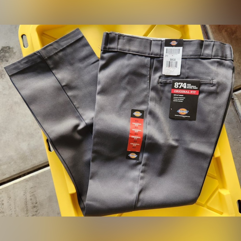 🩶👖🩶 Dickies Men's Original 874® Work Pants - Charcoal - Size 36x30